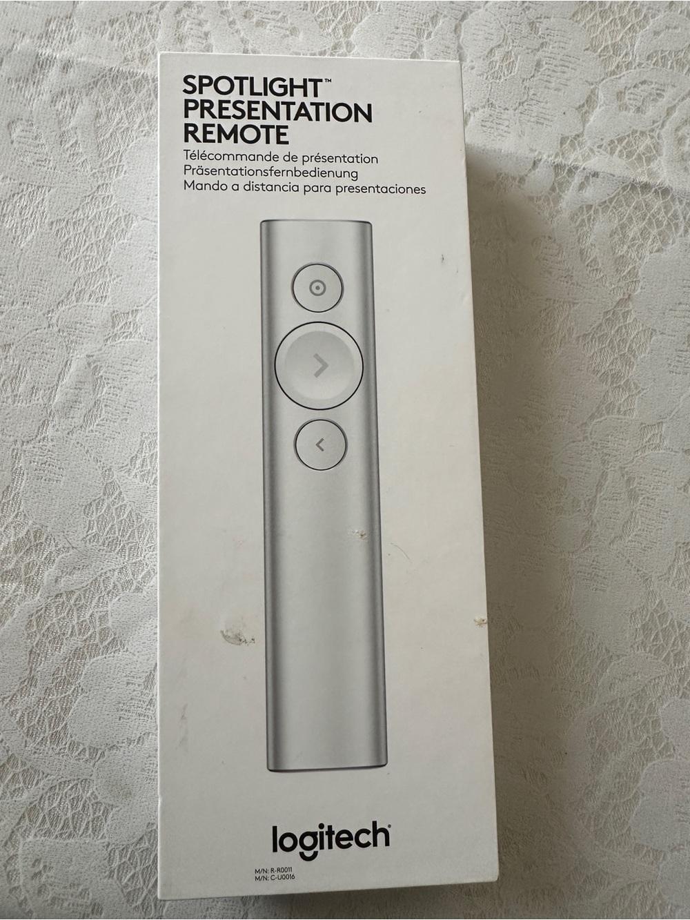 Logitech Spotlight Presentation Remote Silver